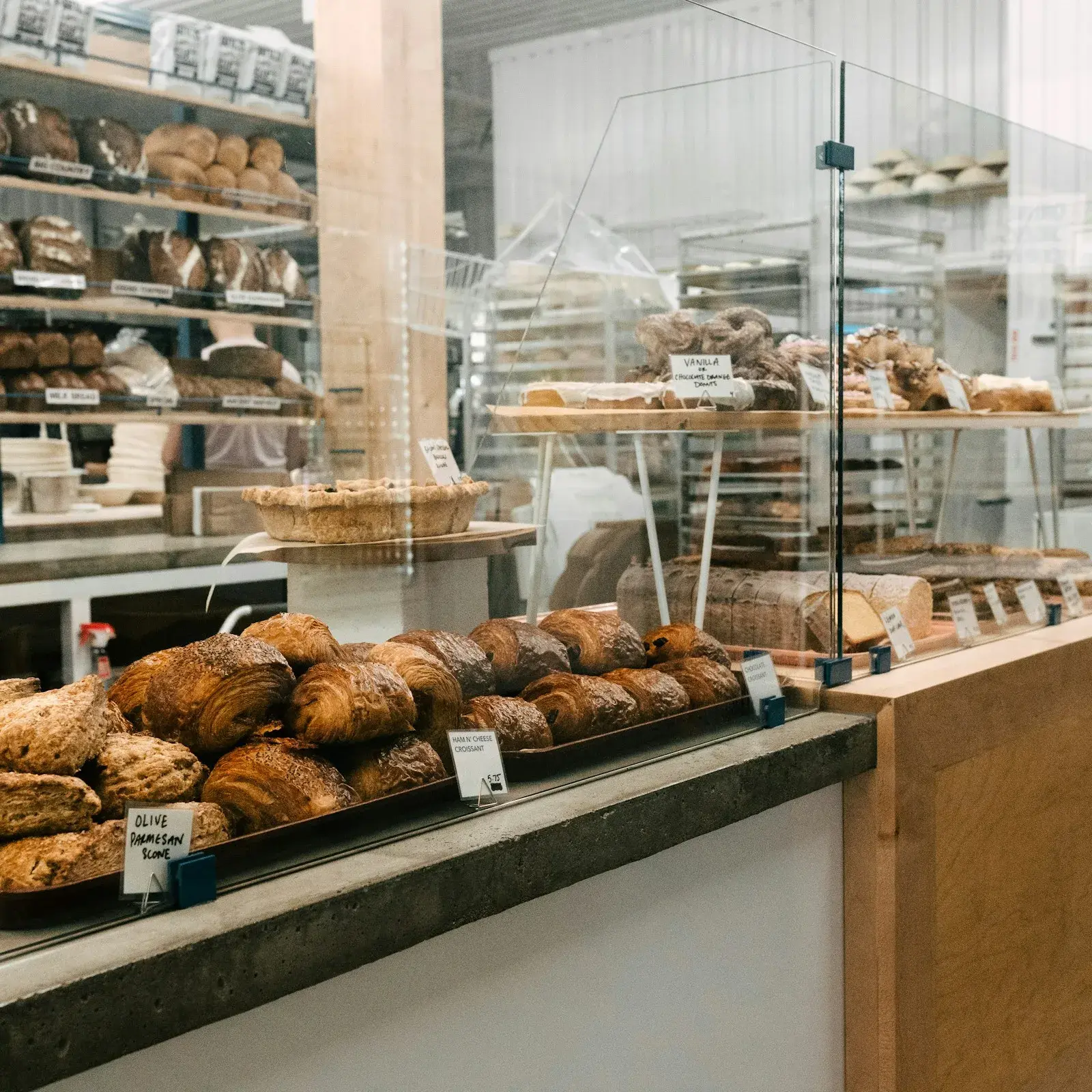 Bäckerei mit Backwaren